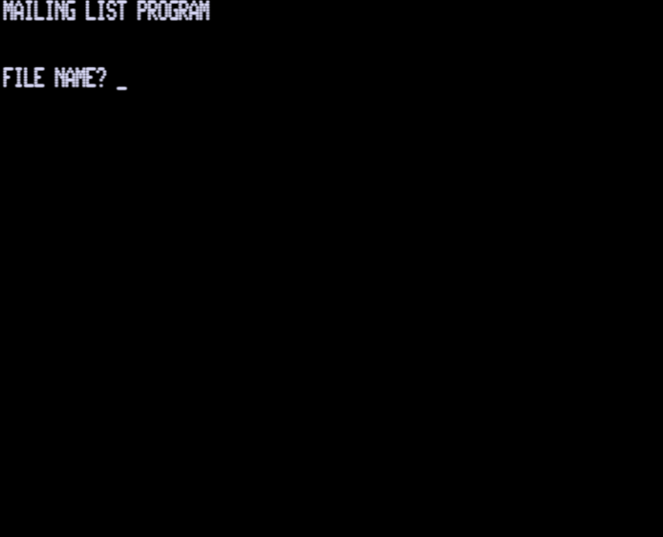 Screen shot